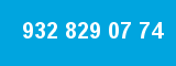 932 829 07 74 932 829 07 74